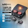 New LED display M90 pro TWS wireless headphone noise reduction gaming earphone Bluetooth 5.3 Sport music earbuds for phones 2
