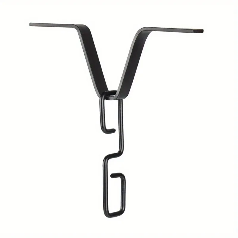 Rain Chain Gutter Adapter V Shaped Installation Outside Hardware for Rain Chimes Downspout Iron Connector Chain V Hook rain chain adapter