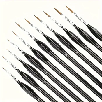 11Pcs Precision Detail Paint Brush Set 1