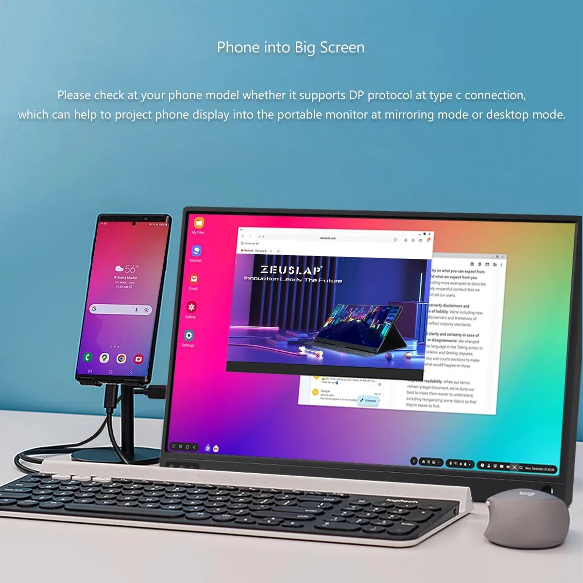 Zeuslap ޴ LCD   , ޴ PC Ʈ PS5 , 15.6 ġ, 120Hz