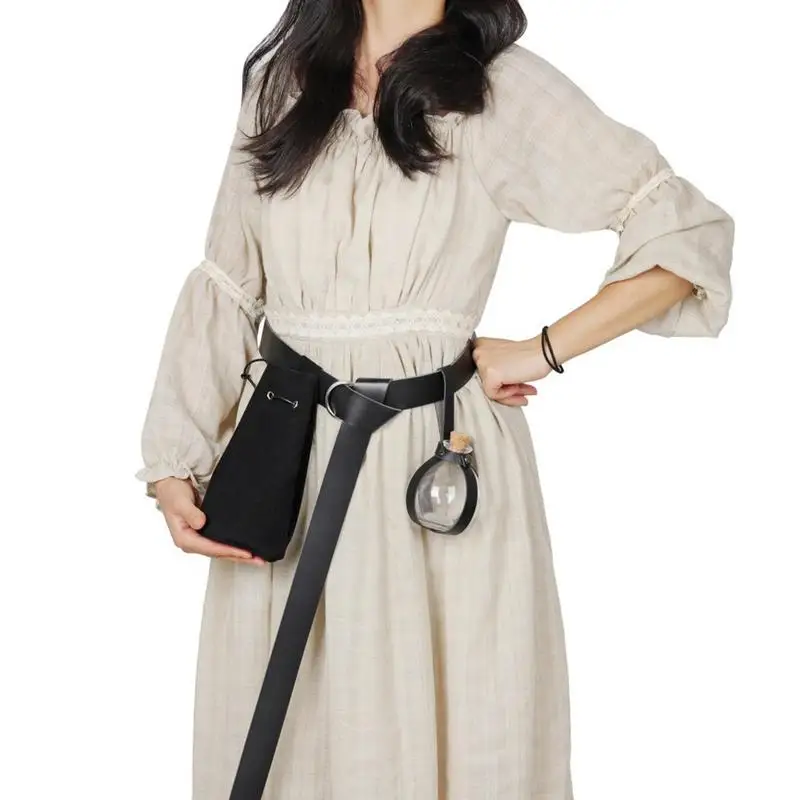 

Держатель для бутылки на Хэллоуин, декоративный мешочек для бутылки, портативная бутылка для мужских и женских волшебников с ведьмой на Хэллоуин для взрослых