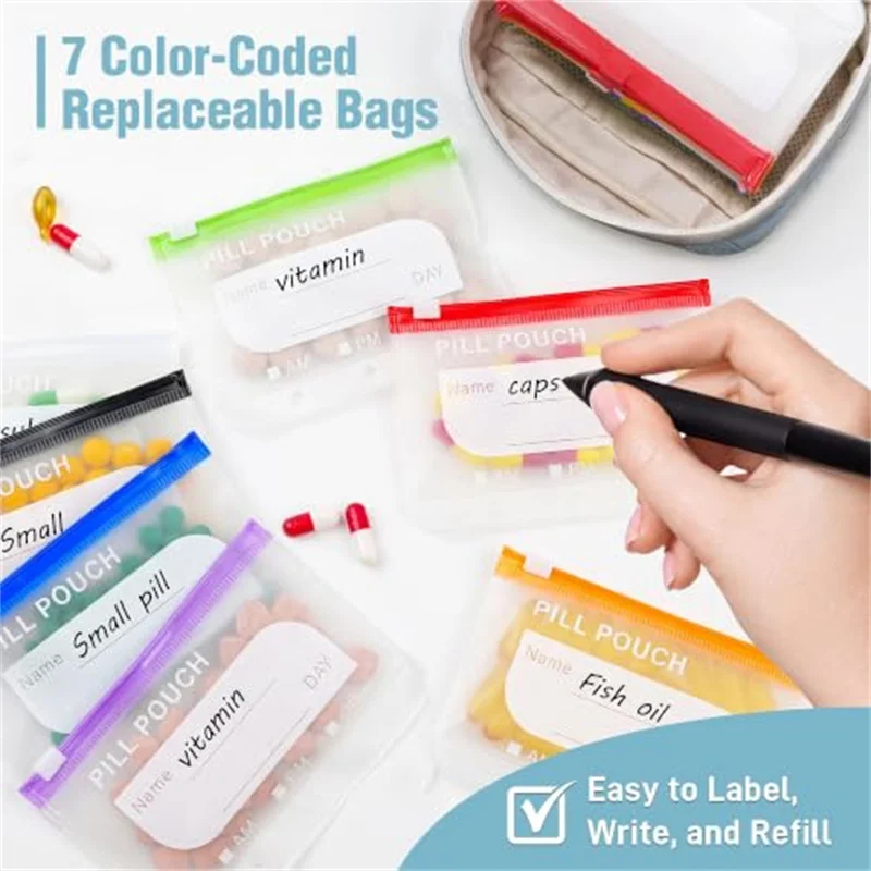 Compact Silicone Travel Storage Pouch