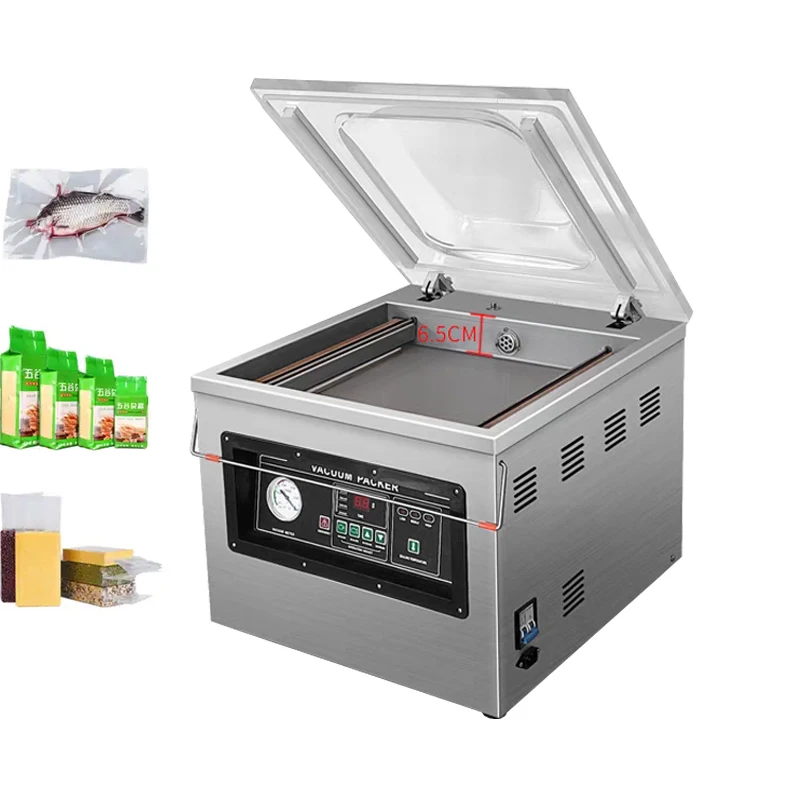 

Rice Brick Vacuum Sealer Packing Machine Household Commercial Grain Cereal Bean Nuts Snack Food Vacuum Packaging Machine