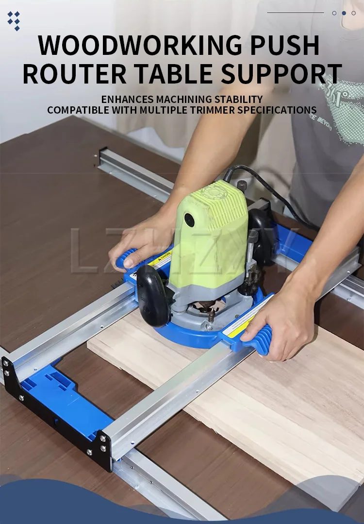 Woodworking Router Table Support Precision Positioning Aluminum Alloy Panel Flat