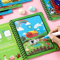 Magic Pen Water Drawing Books Coloring Book for Kids Doodle Painting Board Children Educational Toys Baby Christmas Birthday Gif 2