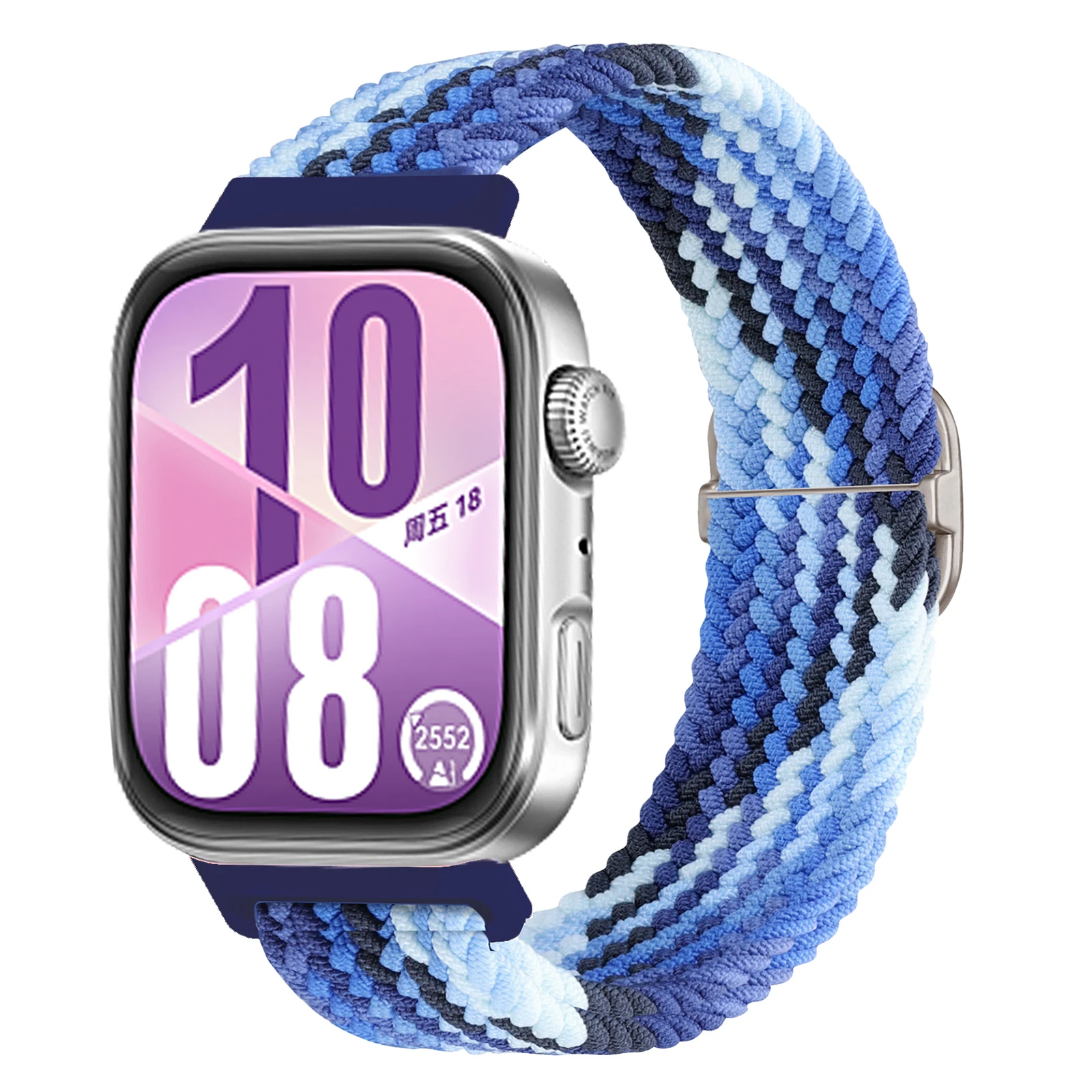 Braided Solo Loop Nylon Strap - Adjustable Sport Bracelet Accessory