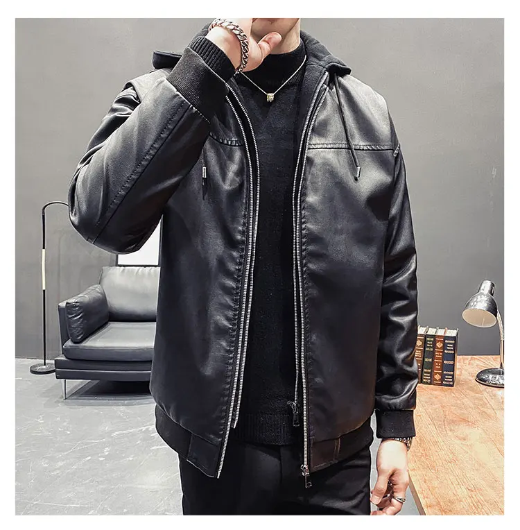 2022 Luxury Genuine Leather Sheepskin Pilot Airvex Moto Bomber Motorcycle Jacket Men Trench Coat Natural Clothing Real Member plus size genuine leather coats & jackets