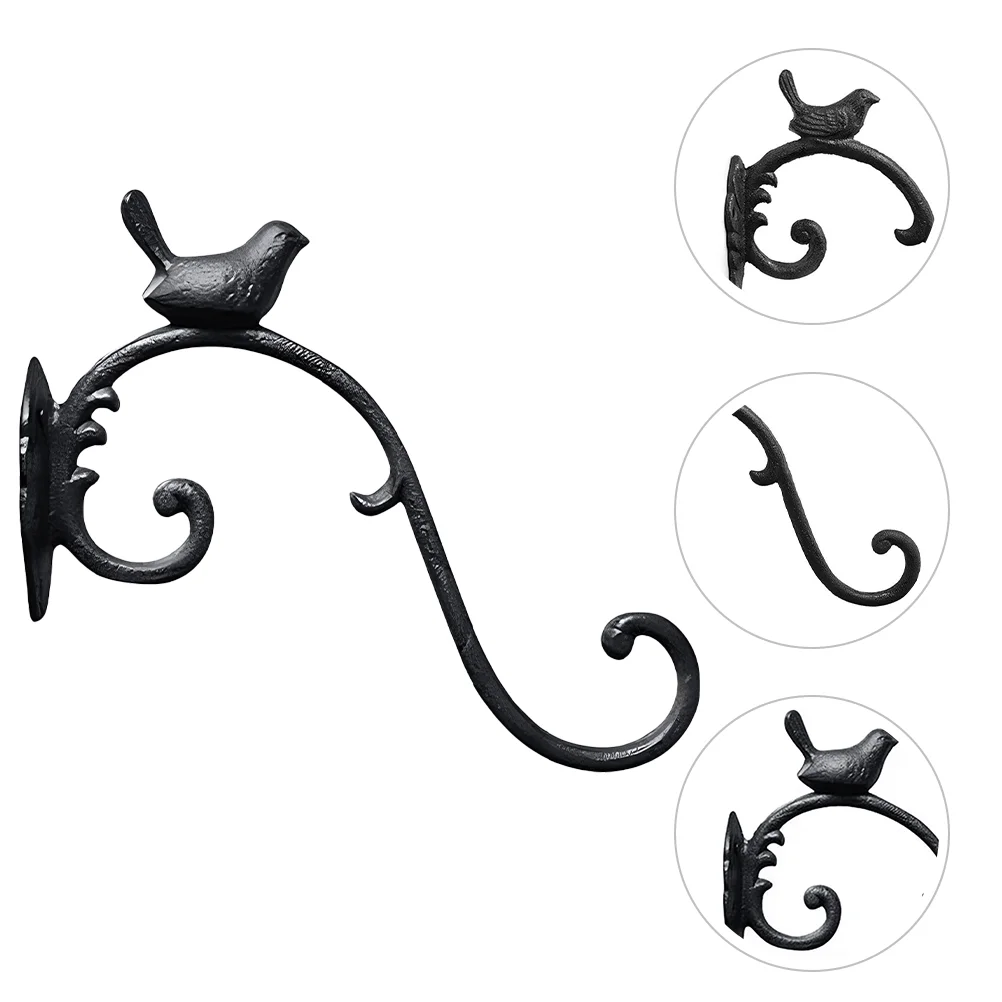 

Wall Hook Hanging Plant Hanger Garden Bracket Hanging Flower Pot Lantern Bird Feeder Hanger