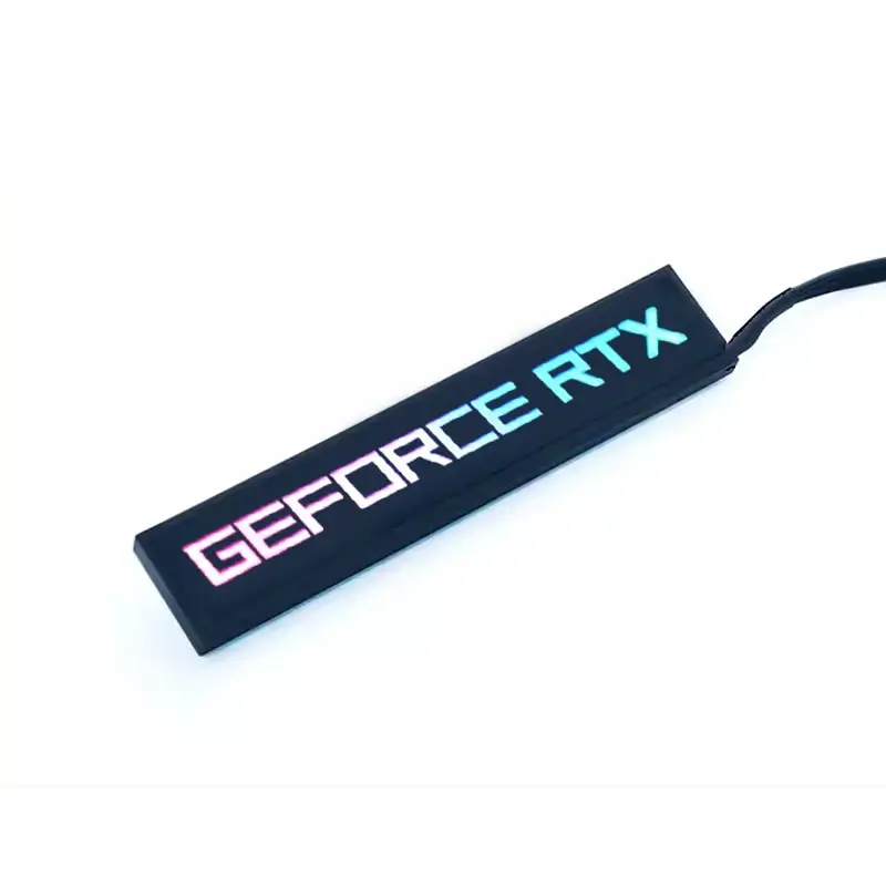 Graphics Card Side Panal RGB, NVIDIA RTX / AMD Radeon Series Light Backplate For VGA GPU Lighting Decoration, 5V ARGB AURA - Image 2