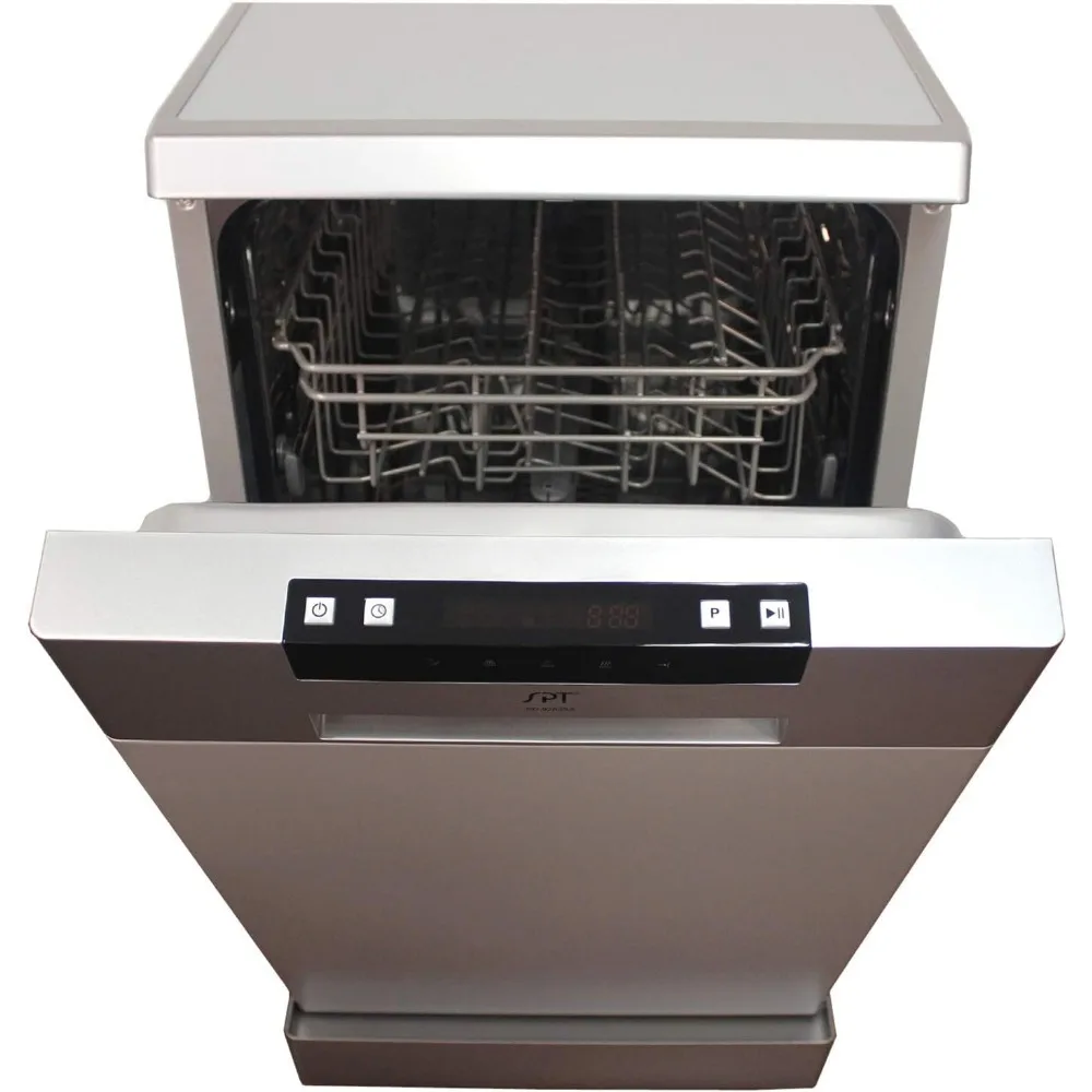 SD-9263SSA 18&Prime; Wide Portable Stainless Steel Dishwasher with ENERGY STAR, 6 Wash Programs, 8 Place Settings