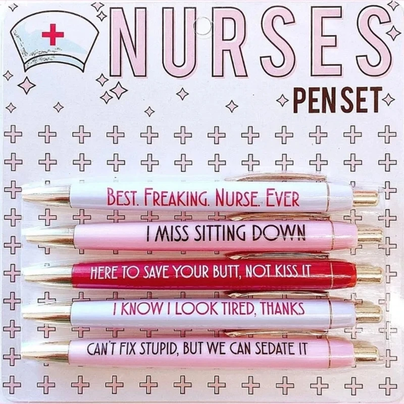 Funny Nurse Pens Set 1