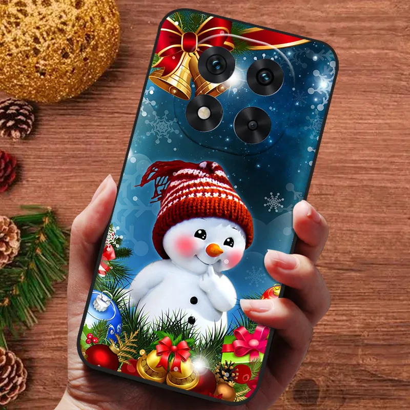 Festive Painted Silicone Soft Phone Cover - Christmas Edition