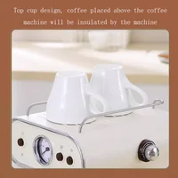 15Italian Electric Coffee Machine Bar Semi-automatic Espresso Retro Manufacturer Cappuccino Pump Type with Frother Milk Cool 2