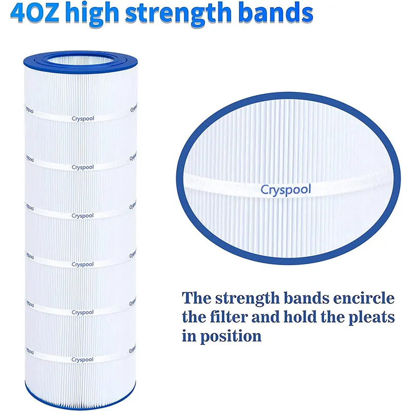 1 Pack，Cryspool Pool Filter Cartridge Compatible with CC150, Clean & Clear CCRP150,PAP150, Unicel C-9415, 150 sq.ft. 3