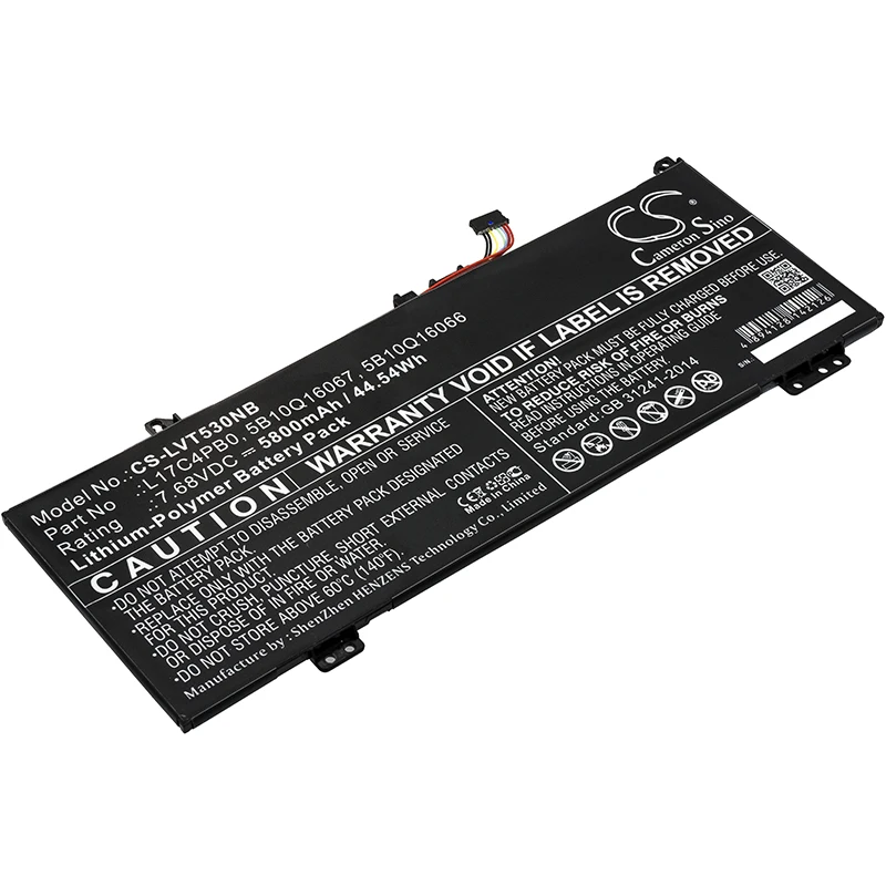 

5800mAh 5B10Q16067 SB10W67331 L17M4PB0 5B10Q22883 5B10Q16066 5B10W67403 L17C4PB0 Battery for Lenovo Flex 6-14IKB-Type 81EM-81EM0