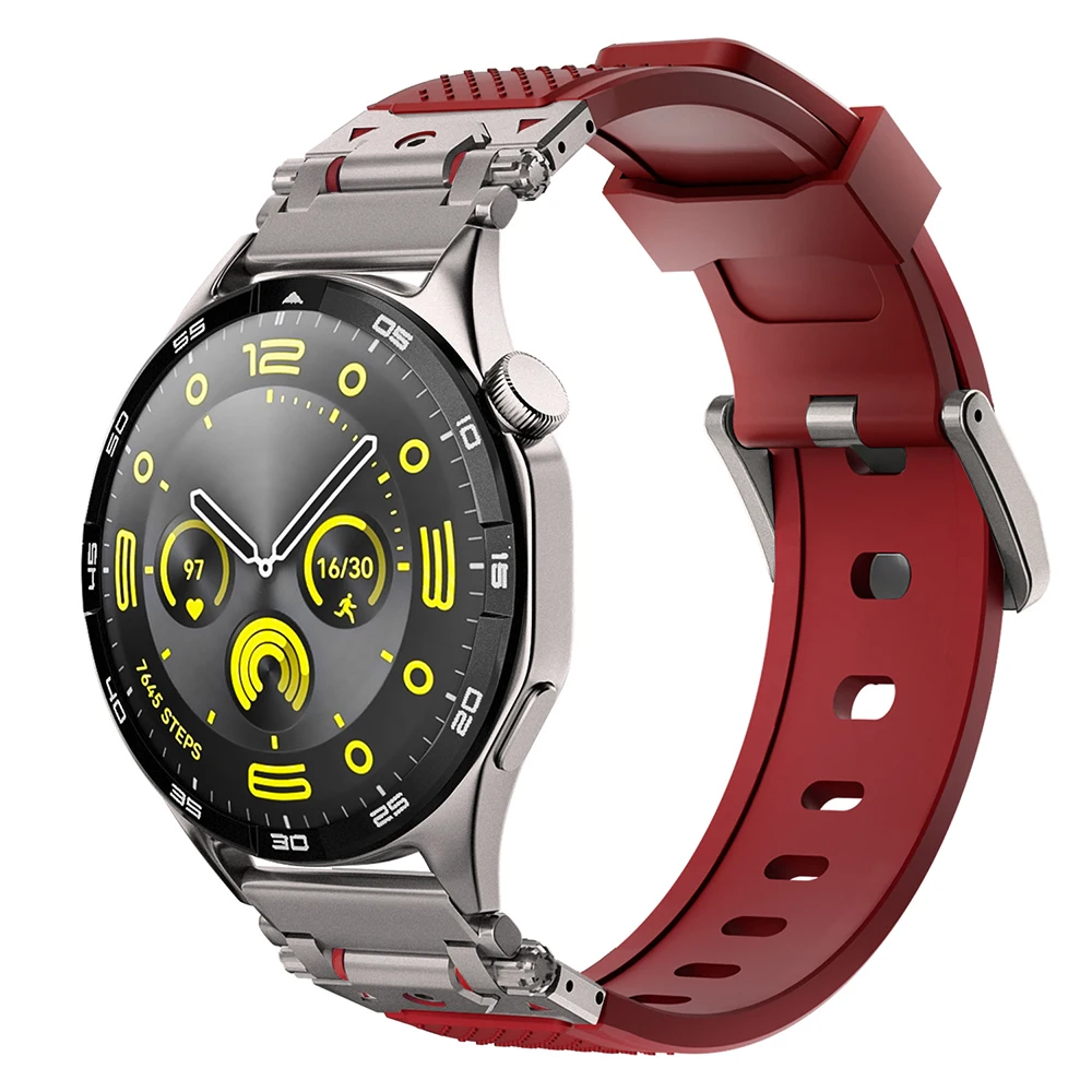 Versatile 22mm Rubber Loop Watch Strap