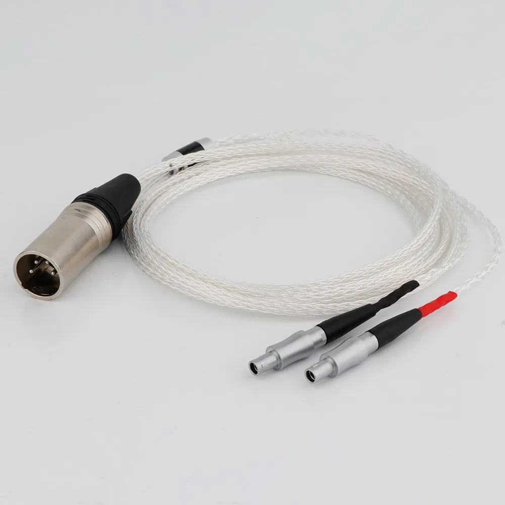 Xlr Balanced Occ Silver Plated Headphone Cable For Sennheiser Hd800