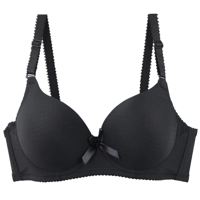Soutien-gorge Sexy grande taille pour femmes, sous-vêtements avec nœud absorbant la sueur, solide, lisse, sans couture, respirant, bonnet ABC, Lingerie, nouvelle collection 2025