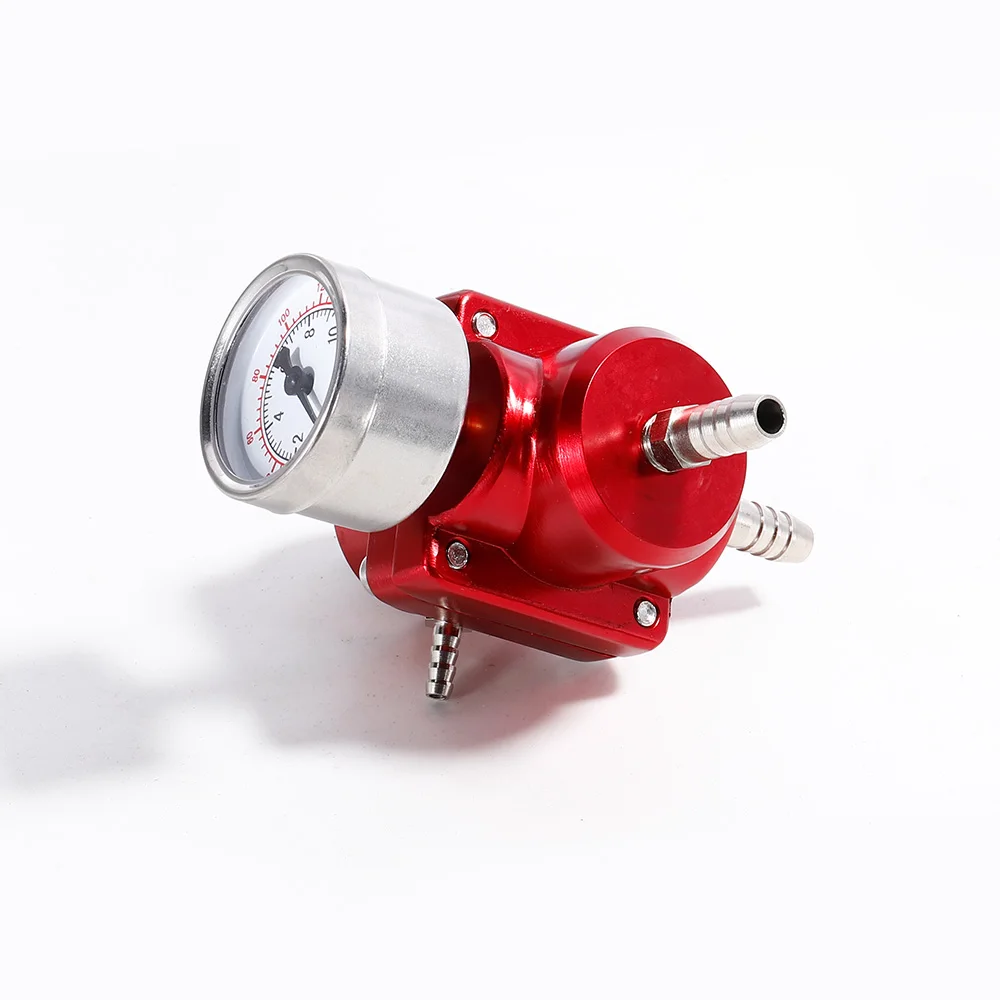 Universal 0-140 PSI Adjustable Fuel Pressure Regulator FPR /Gauge For BMW E39 5 series Facelift 2000-2003