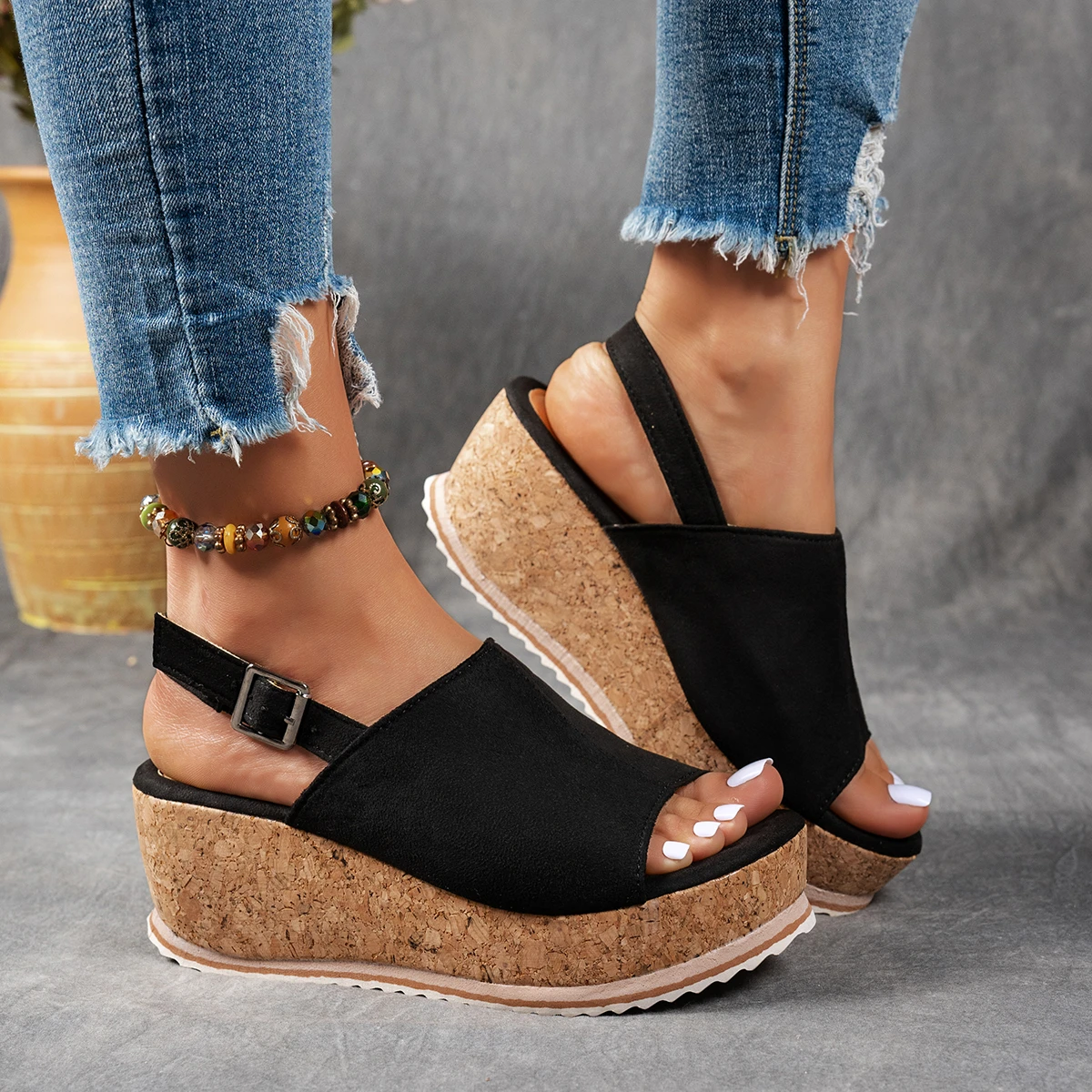 Summer Platform Wedge Sandals 5