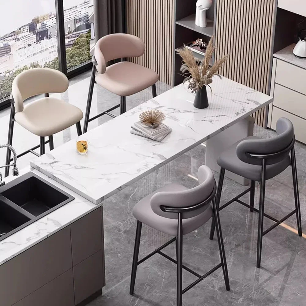 Simple Nordic Chairs Bar Quality Design Ergonomic Luxury Party Chairs Delicate Fashion Silla Alta Para Barra Salon Furniture