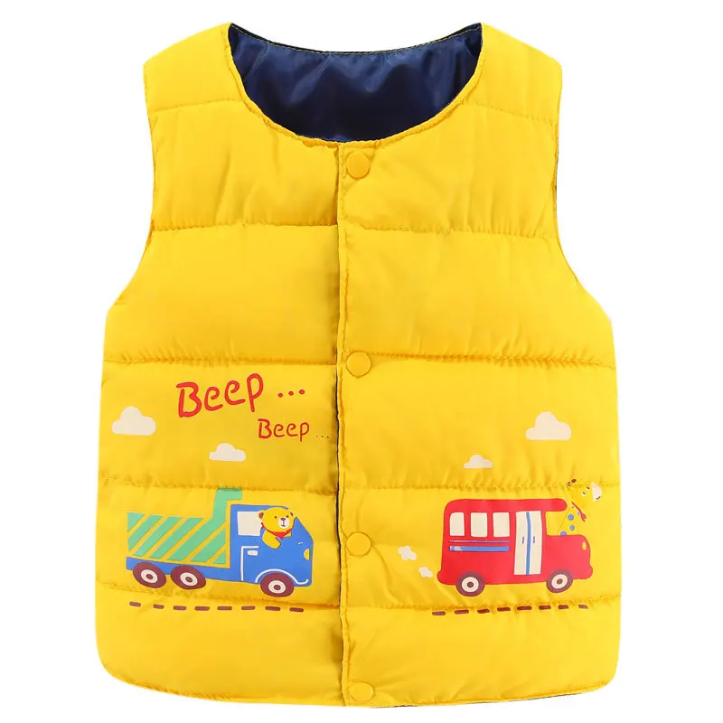 LZH 2022 New Spring Children Outwear Cute Waistcoat For Boys Vest For Girls Coats Toddler Kids Down Vest Clothing 1 2 3 4 5 Year genuine fur coats & jackets