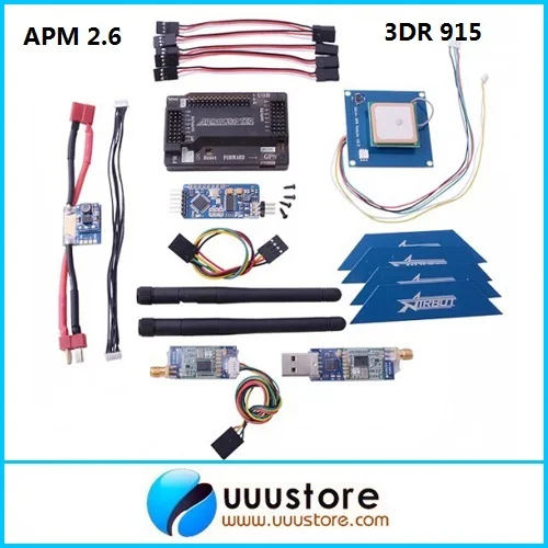 APM 2.6 ArduPilot Flight Controller + GPS + 3DR Radio Telemetry + Minimosd + Current Sensor