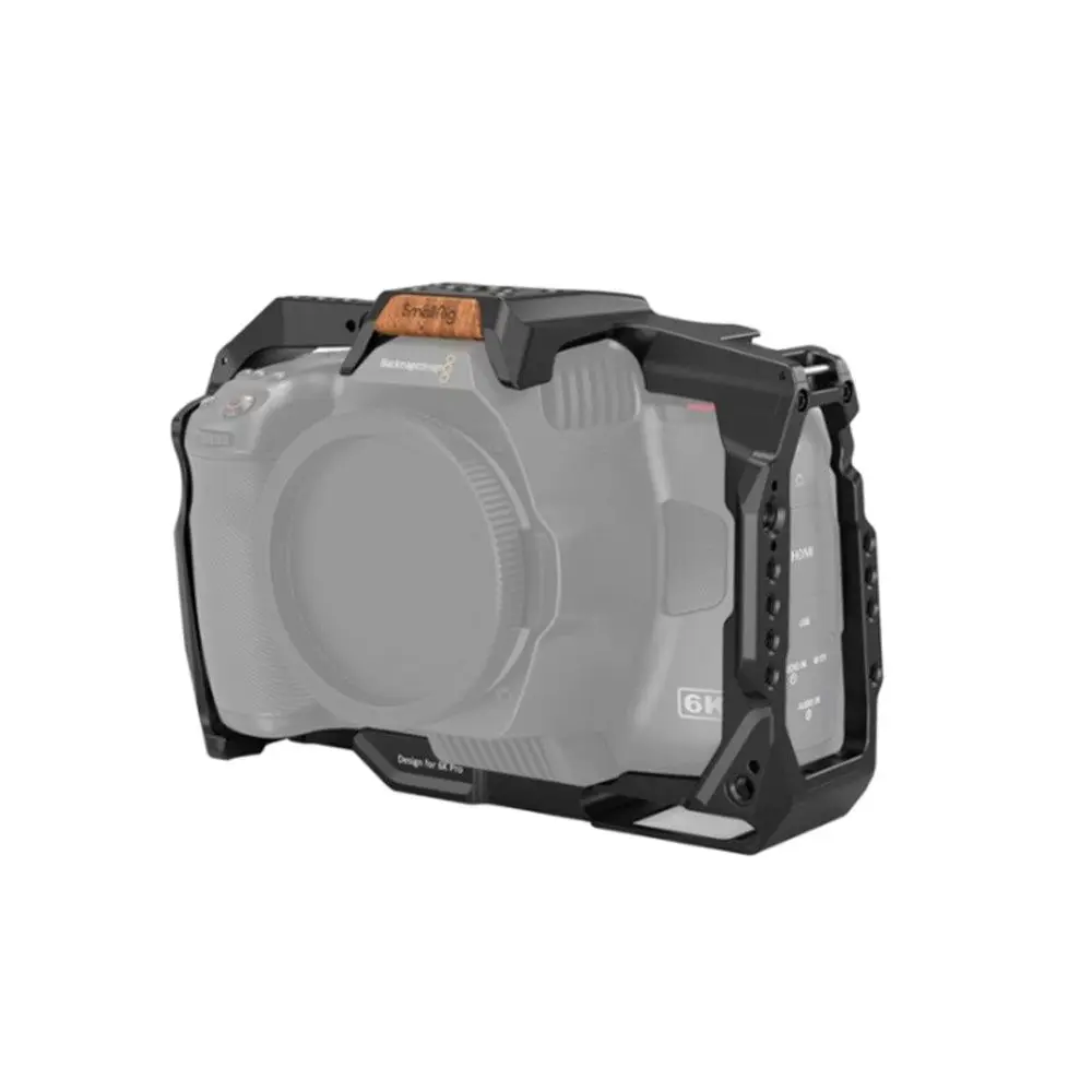 Smallrig Full Dslr Camera Cage Per Bmpcc 6K Pro Blackmagic Pocket Cinema Camera Rig Built-In Nato Rail & Cold Shoe Mount 3270