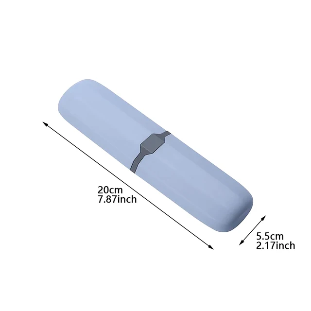 2Db Tároló Tok Otthoni Fürdőszoba Pp Hordozható Fogkefe Doboz Kemping Utazási Tartó Kültéri Szervező - Image 2