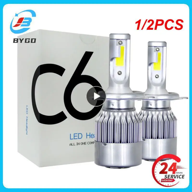 

1/2PCS automobile led headlamp Headlights Waterproof IP68 Low Beam Lamp Auto Exterior Decor Accessories 36W H4 H7 H11