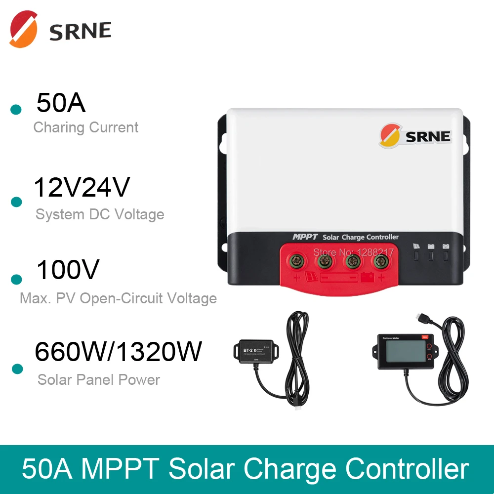 12v 24v Auto Mppt 50a Solar Charge Controller For Lithium Batteries Regulator With Bt 2 Bluetooth Rm 6 Lcd Display Solar Controllers Aliexpress