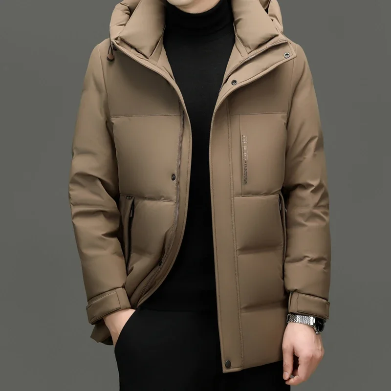 thumbnail image 1 of Ropa de diseñador para hombre, chaqueta corta con capucha de invierno para hombre, chaqueta de plumón de pato con relleno para hombre, chaquetas acolchadas ligeras, abrigo para hombre, 1 of 5