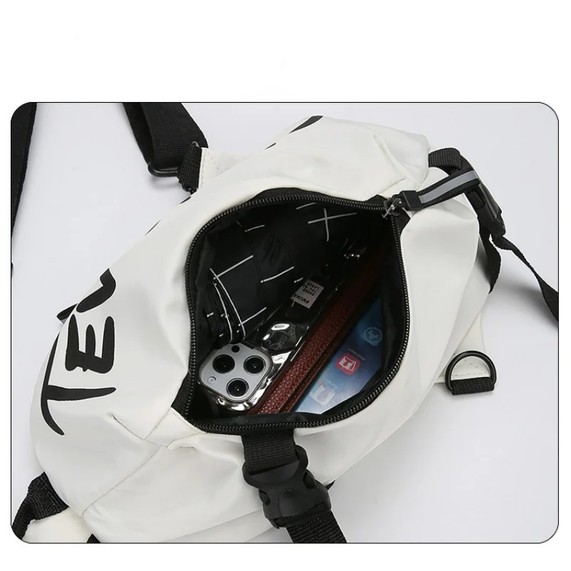 Brusttasche, trendige modische Damen-Umhängetasche, Sport, Freizeit, Herren, schräge Straddle-Tasche, Umhängetasche, Sportrucksäcke – Detail 11