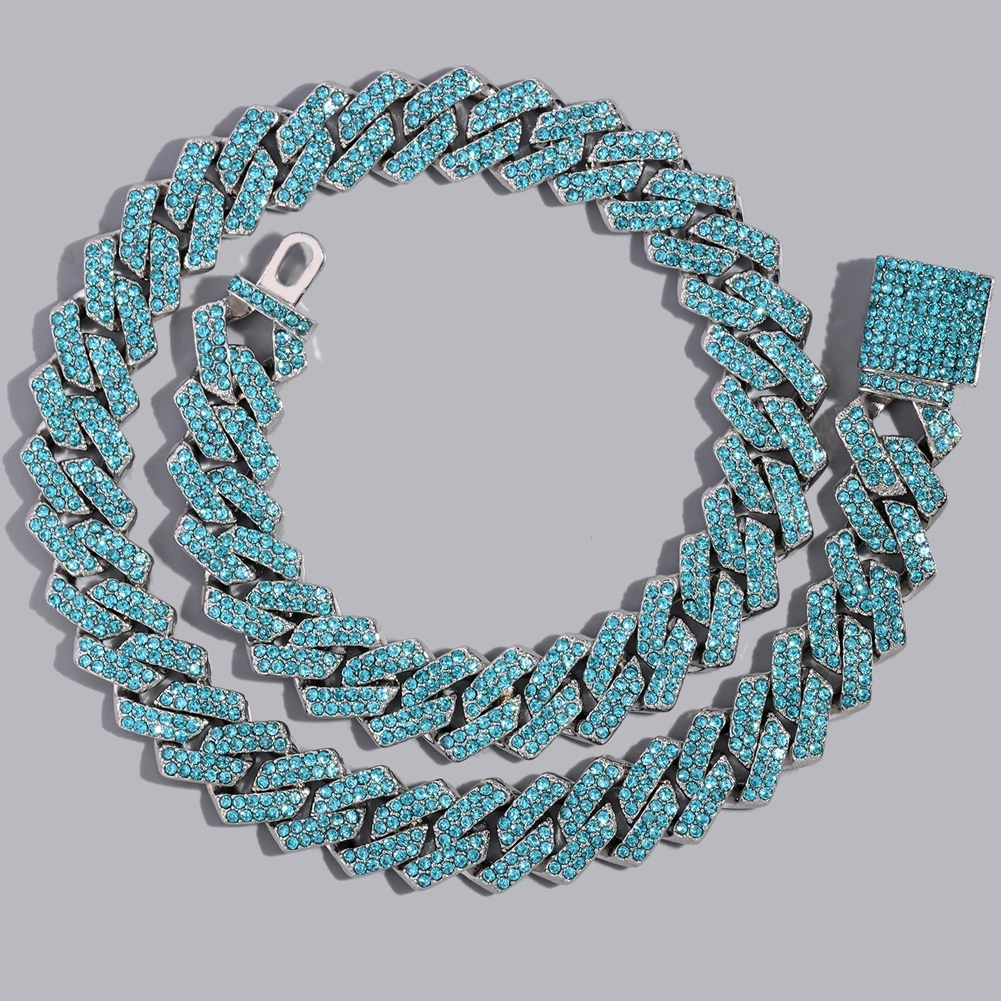 アクセサリー Glitter Iced Out Box Chain Necklace 45cm 91sPLrvKALL._UY1000_.jpg