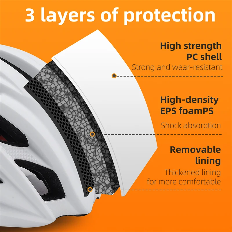 Acquista Casco da ciclismo traspirante Casco da bicicletta Casco da bici integrato ultraleggero Cappuccio di sicurezza Ciclismo in Italia a partire da 25 Acquista Casco da ciclismo traspirante Casco da bicicletta Casco da bici integrato ultraleggero Cappuccio di sicurezza Ciclismo in Italia a partire da 25