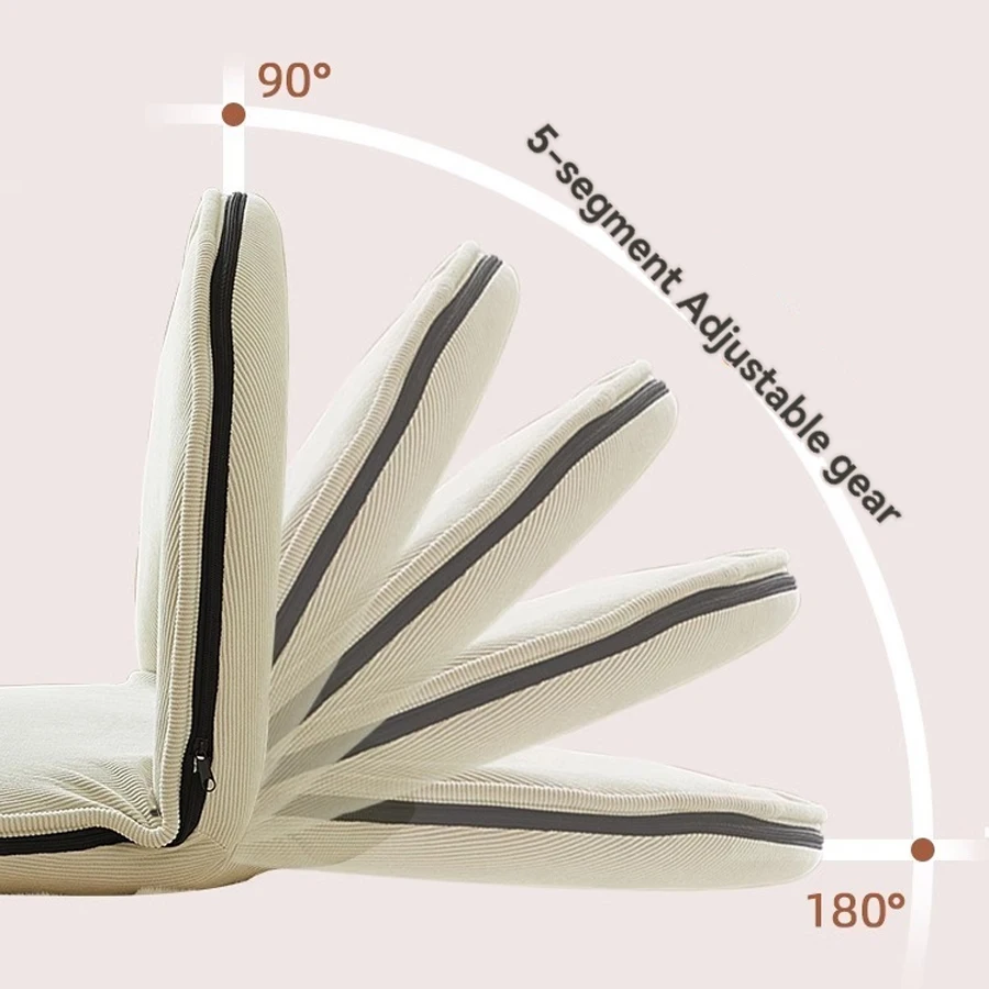 Japanese style tatami chair bedroom bed sedentary seat cushion portable folding bay window lazy sofa legless backrest chair folding chair