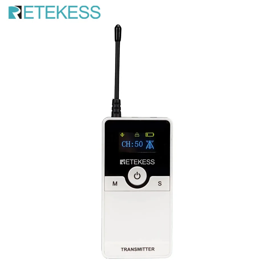 RETEKESS TT116 Simple Transmitter Wireless Tour Guide System For Tour Church Translator Excursion Factory Training Exhibition