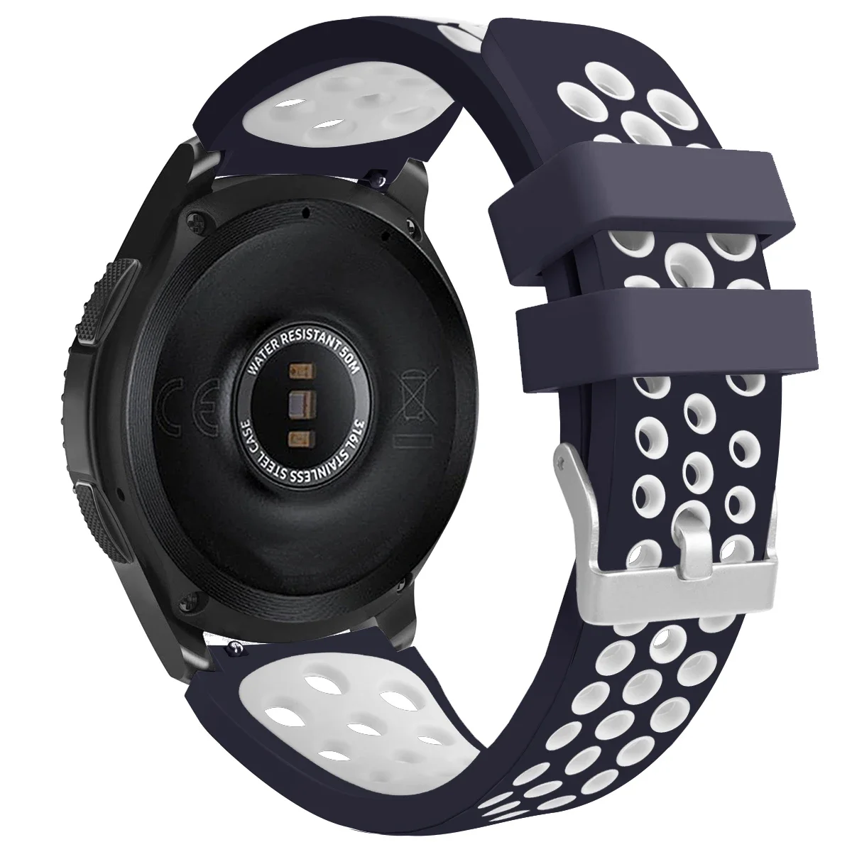 Enhanced Silicone Band for Smartwatches - Original Strap for 45mm/22mm Watches