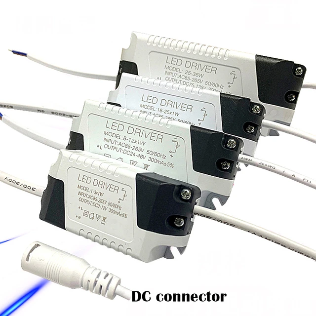 Ac-Dc Transformator LED Light Lamp Driver Netzteil 1-3W/4-7W/8-12W
