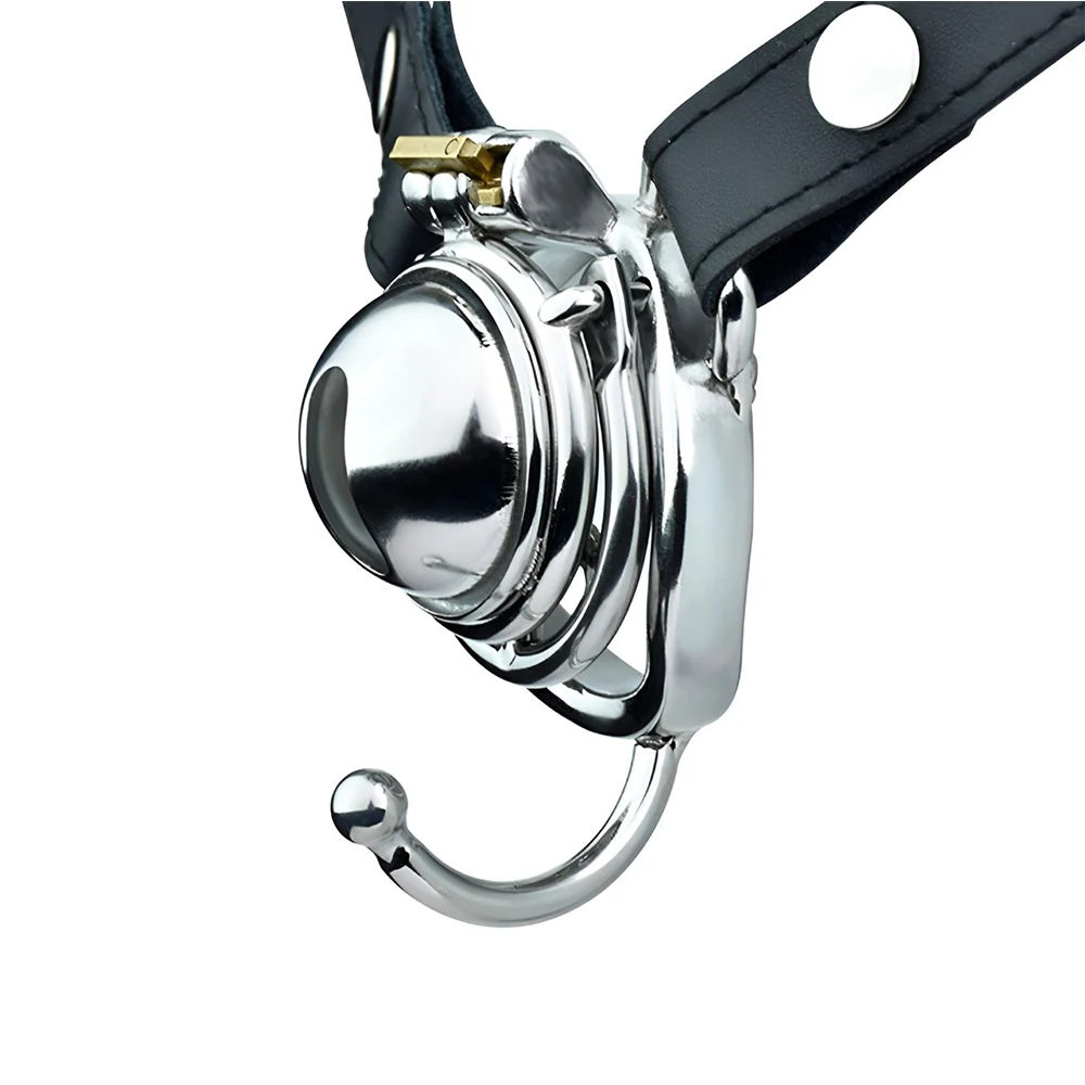 FRKO Male Small Chastity Cage With Piss Hole Stainless Steel Strap On Belt SM Abstinence Restraint Device Lock Cock Penis Rings