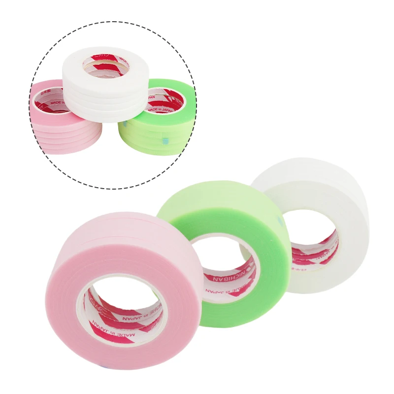 eyelash extension tape 10 Rolls 4mm Width Eyelash Extension Tape Makeup Breathable Easy to Tear Micropore Tape Tools Grafting Lashes