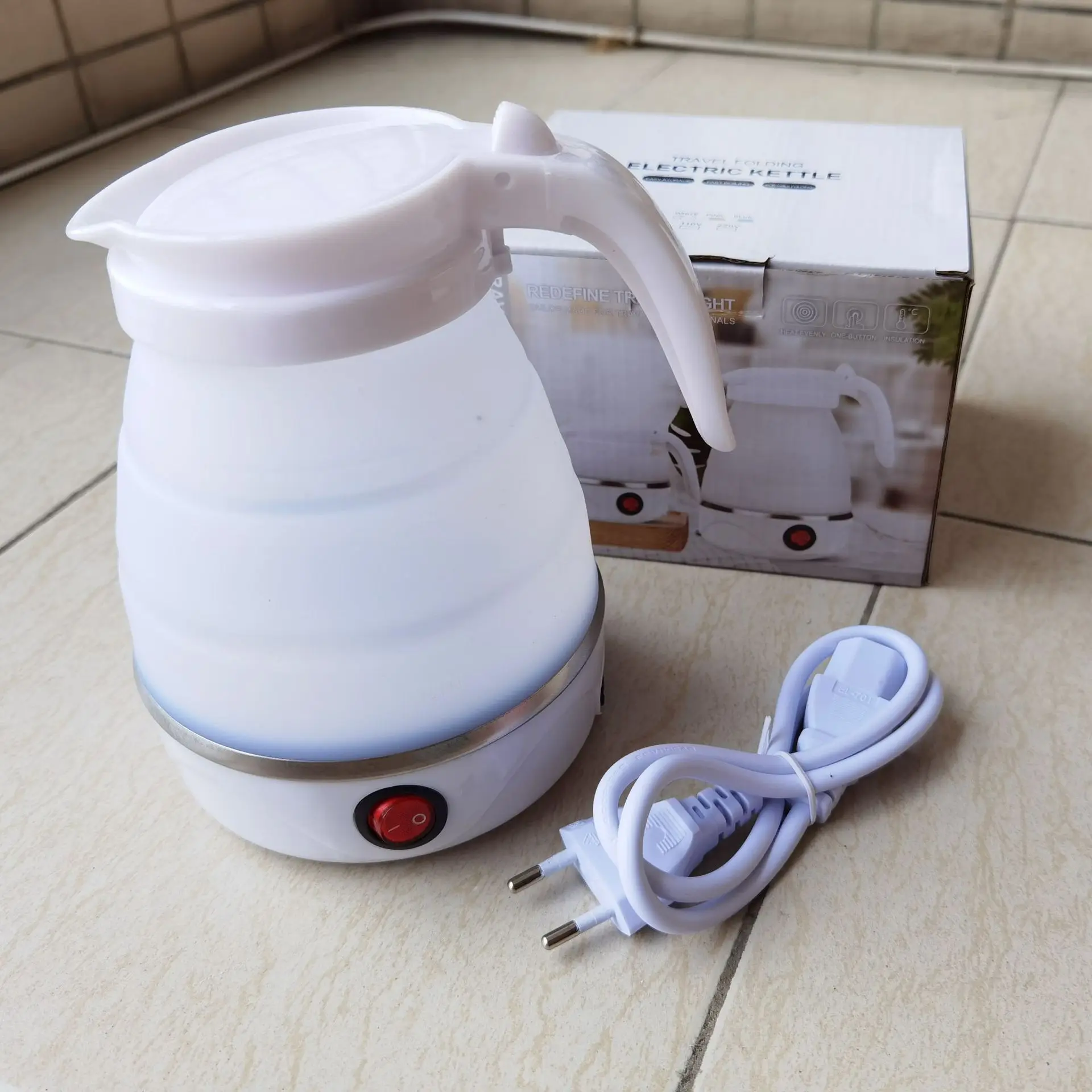 

Folding electric kettle travel mini portable kettle automatic power off can see through the kettle hervidor de agua electrico