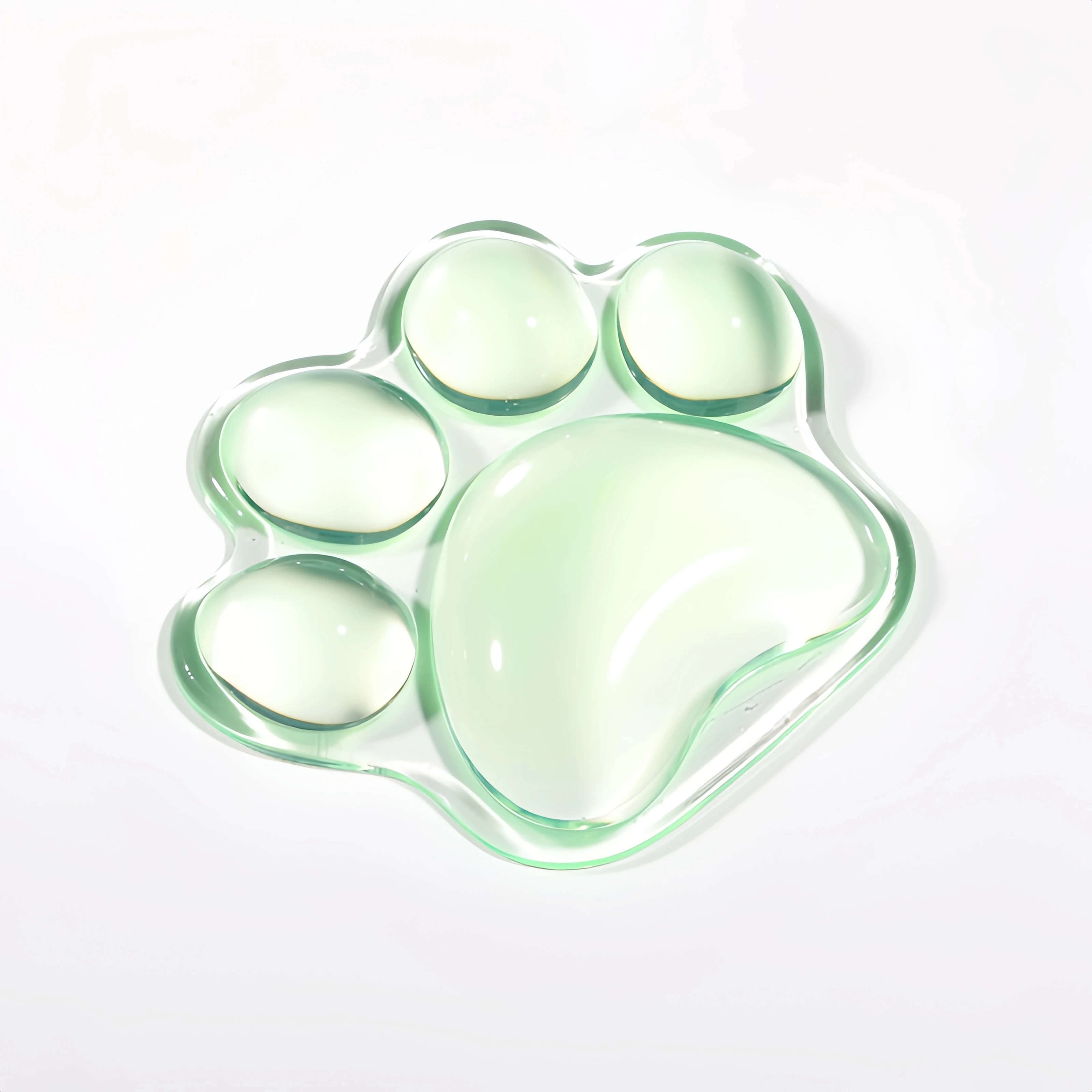 Simpatico tappetino per mouse ergonomico con zampa di gatto, supporto per il polso, tappetino in silicone per computer da ufficio e computer di casa e tappetino per mouse per scrivania da gioco per