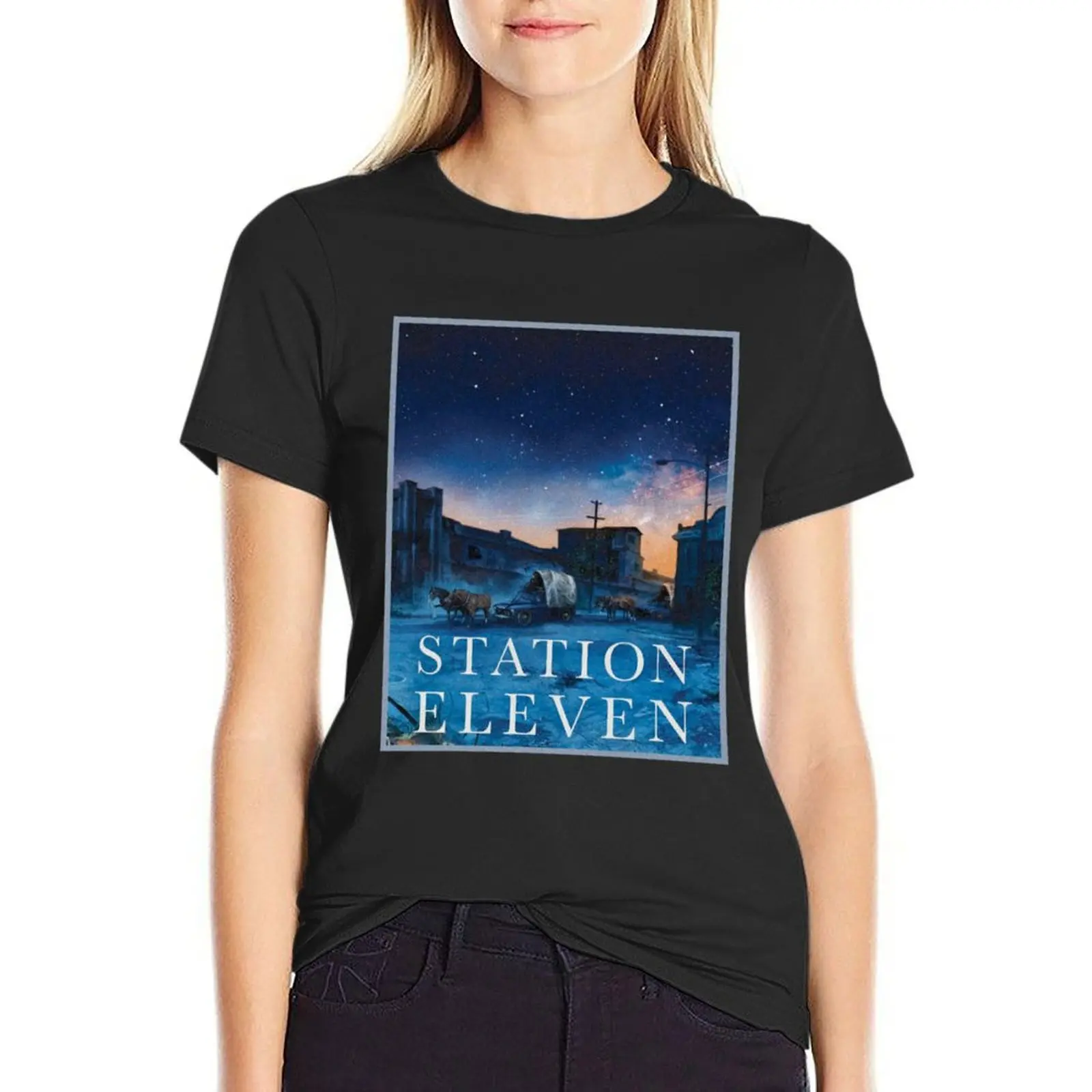 

Station eleven 13 T-Shirt shirts graphic tees female t shirts for Women