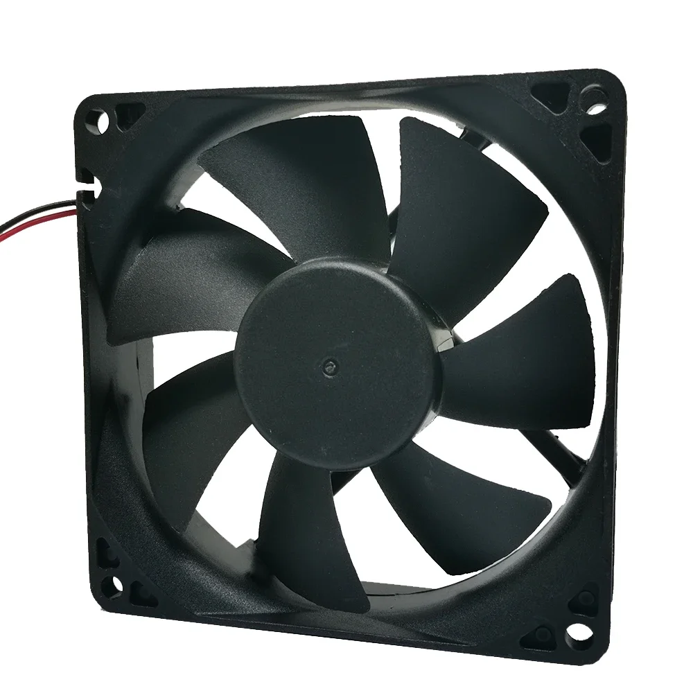 Tx9025l12s의 새로운 기능 DC 12V 0.16A 9cm 9025 냉각 팬 9cm 2 선 와인 캐비닛 냉장고 온도 조절기 캐비닛 냉각