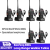 6PACK BAOFENG 888S Walkie Talkies Long - Range UHF 400 - 470MHz 16CH Two - Way Radios for Professional Use 1