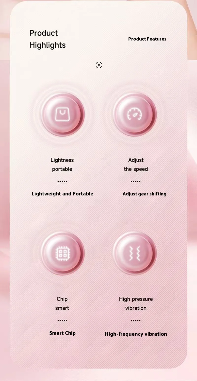 Λεπτομέρεια υφής υλικού του Mini Massage Gun