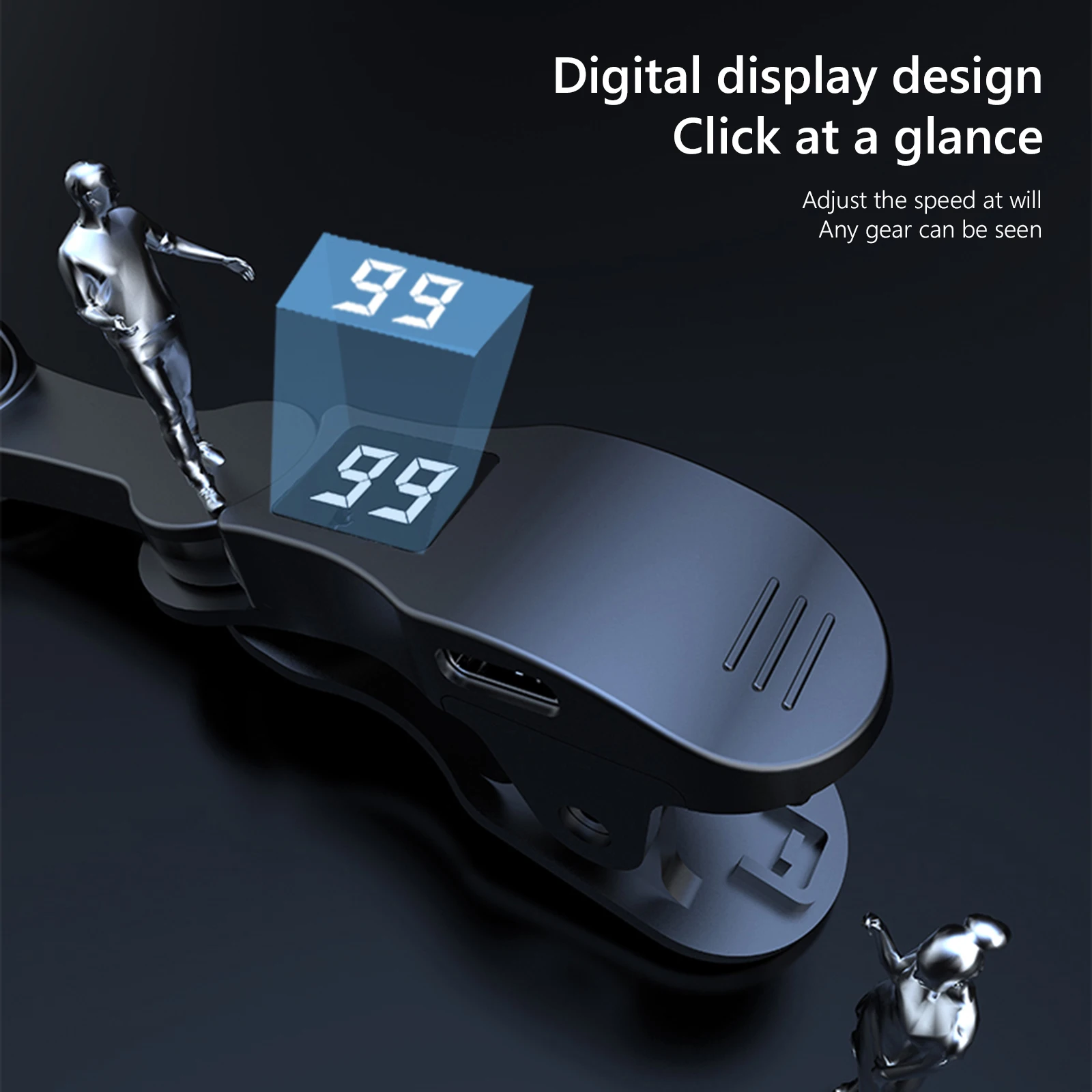 디지털 자동 스크린 클리커 클립온 클리커 108 기어 USB 180 °   스마트폰 앱용 회전 시뮬레이션 손가락 연속 클릭 기능