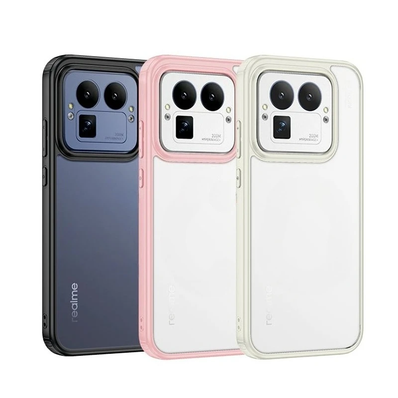 Frosted Hard PC Shockproof Camera Protection Translucent Phone Case