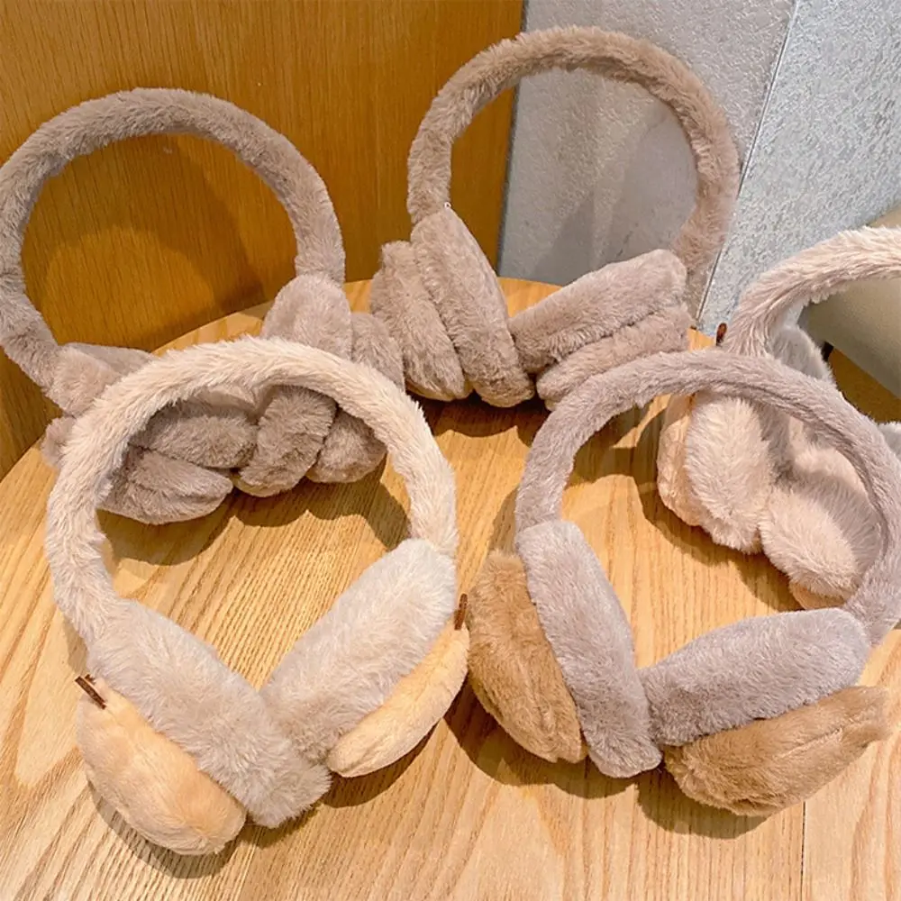 Creative Capybara Ear Warm Earmuffs Cartoon  Ear Cover Warmth Windproof Soft Ear Cap Cute Kids Winter Earflaps